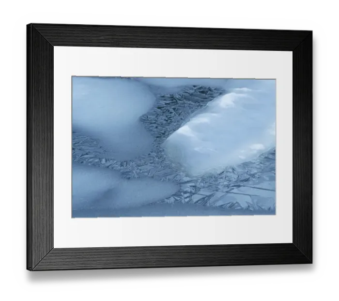 Framed Print : USA, Wyoming, Yellowstone National Park. Spring ice forms on lake Framed Print : USA, Wyoming, Yellowstone National Park. Spring ice forms on lake