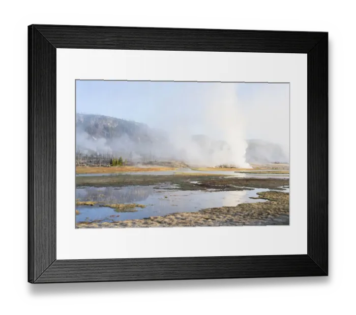 Framed Print : Yellowstone National Park, Black Sand Basin Framed Print : Yellowstone National Park, Black Sand Basin