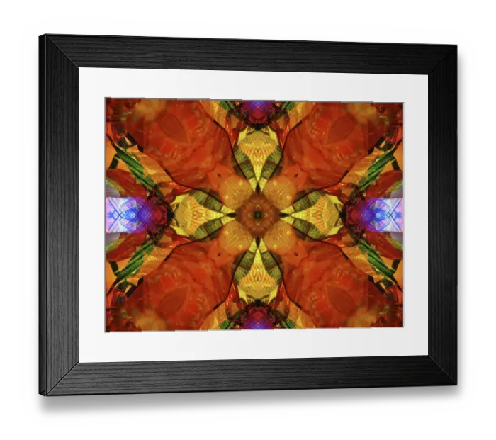 Framed Print : Colorful kaleidoscope Framed Print : Colorful kaleidoscope