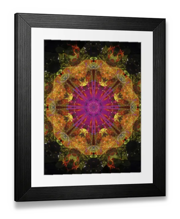 Framed Print : Colorful kaleidoscope Framed Print : Colorful kaleidoscope