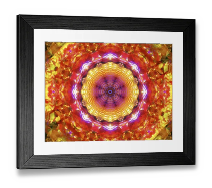 Framed Print : Colorful kaleidoscope Framed Print : Colorful kaleidoscope