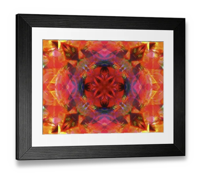 Framed Print : Colorful kaleidoscope Framed Print : Colorful kaleidoscope