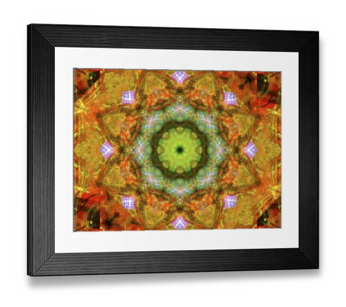 Framed Print : Colorful kaleidoscope Framed Print : Colorful kaleidoscope