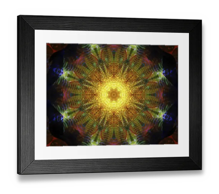 Framed Print : Colorful kaleidoscope Framed Print : Colorful kaleidoscope