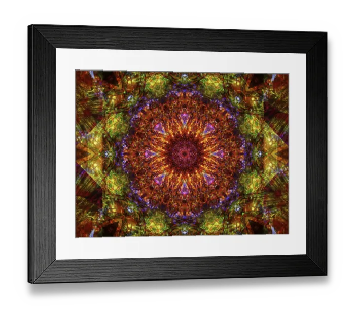 Framed Print : Colorful kaleidoscope Framed Print : Colorful kaleidoscope