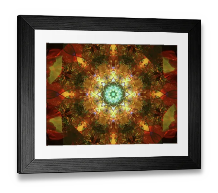Framed Print : Colorful kaleidoscope Framed Print : Colorful kaleidoscope