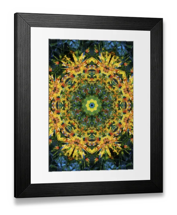 Framed Print : Colorful kaleidoscope