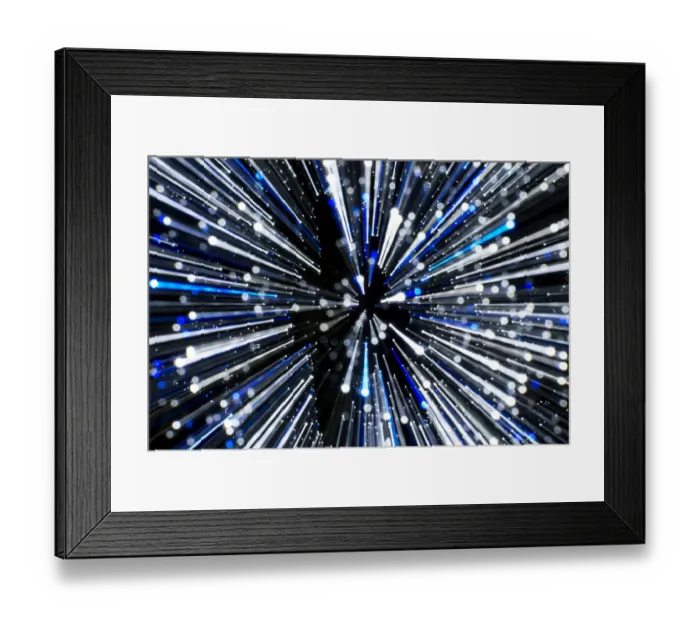 Framed Print : Japan, Tokyo. Roppongi. Christmas lights abstract