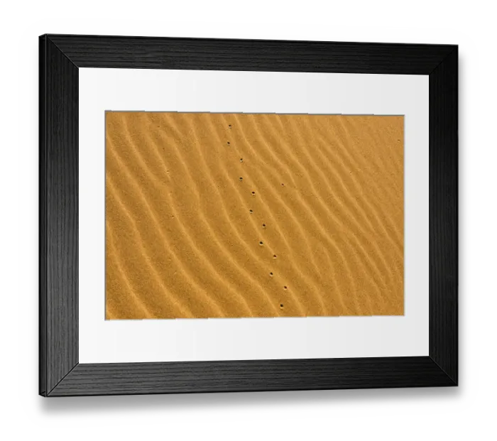 Framed Print : Sand patterns of the Singing Dunes, the only sand dune in Kazakhstan Framed Print : Sand patterns of the Singing Dunes, the only sand dune in Kazakhstan