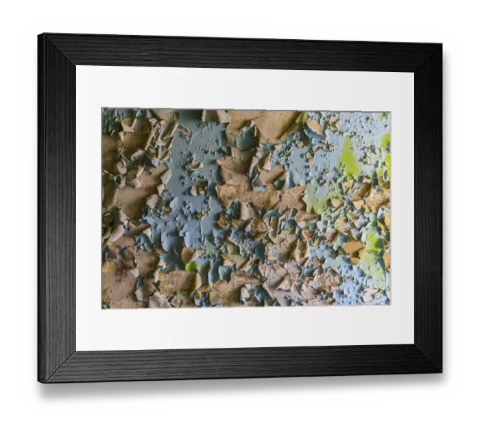 Framed Print : Ukraine, Pripyat, Chernobyl. Peeling paint Framed Print : Ukraine, Pripyat, Chernobyl. Peeling paint