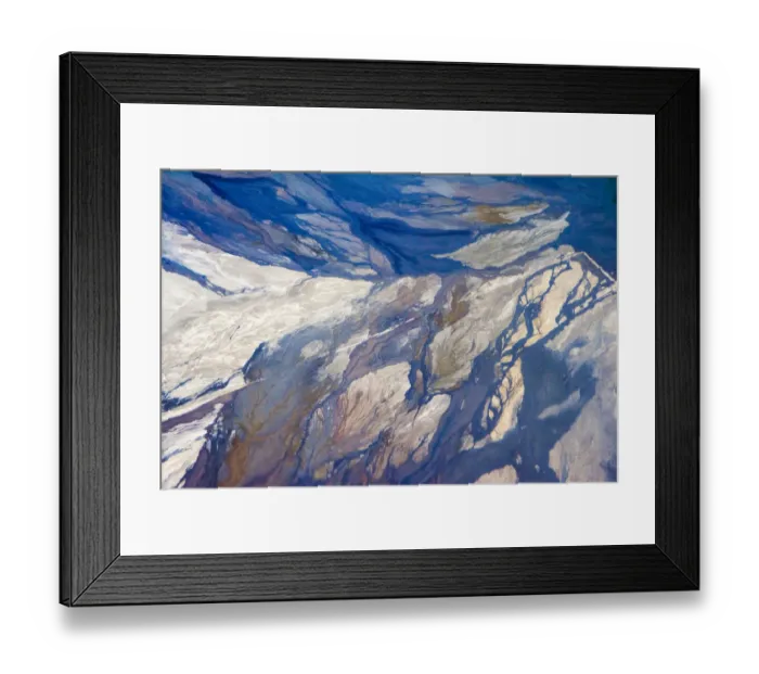 Framed Print : Aerial view of highland lakes on Atacama Desert, Chile Framed Print : Aerial view of highland lakes on Atacama Desert, Chile