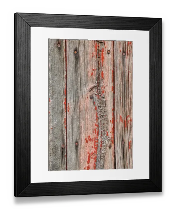Framed Print : USA, Washington State, Palouse. Close-up of knot hole in abandoned barn in Lacrosse