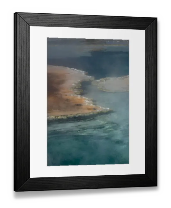 Framed Print : USA, Wyoming. Doublet Pool detail, Yellowstone National Park