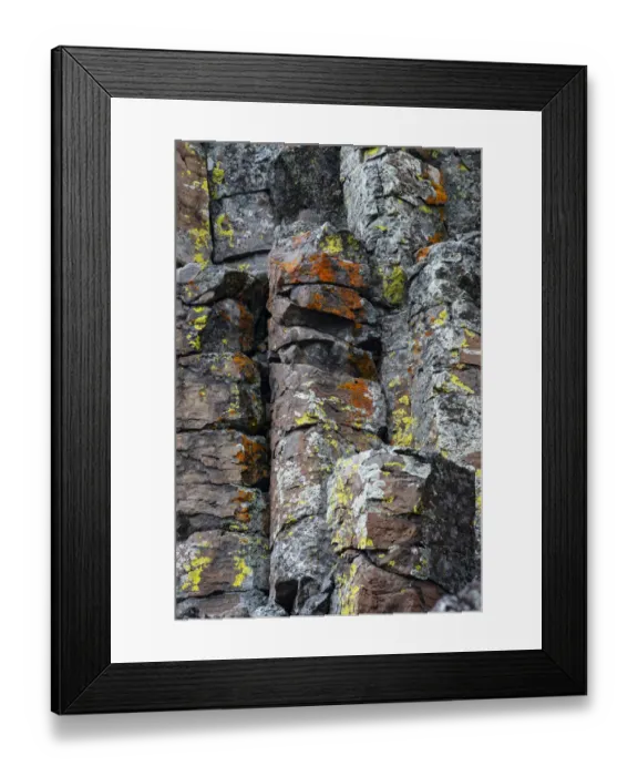 Framed Print : USA, Wyoming. Sheepeater Cliffs detail, Yellowstone National Park Framed Print : USA, Wyoming. Sheepeater Cliffs detail, Yellowstone National Park