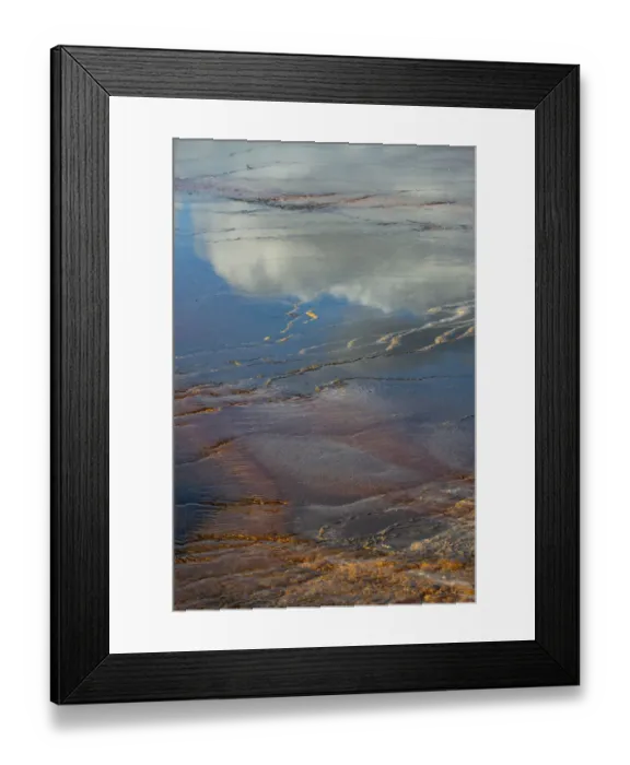 Framed Print : USA, Wyoming. Reflections on Grand Prismatic Springs, Upper Geyser Basin Framed Print : USA, Wyoming. Reflections on Grand Prismatic Springs, Upper Geyser Basin