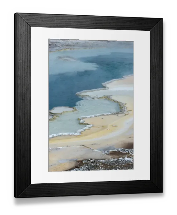 Framed Print : USA, Wyoming. Doublet Pool detail, Yellowstone National Park Framed Print : USA, Wyoming. Doublet Pool detail, Yellowstone National Park