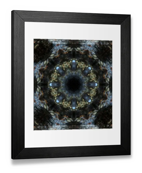 Framed Print : Colorful kaleidoscope