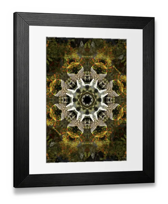 Framed Print : Colorful kaleidoscope