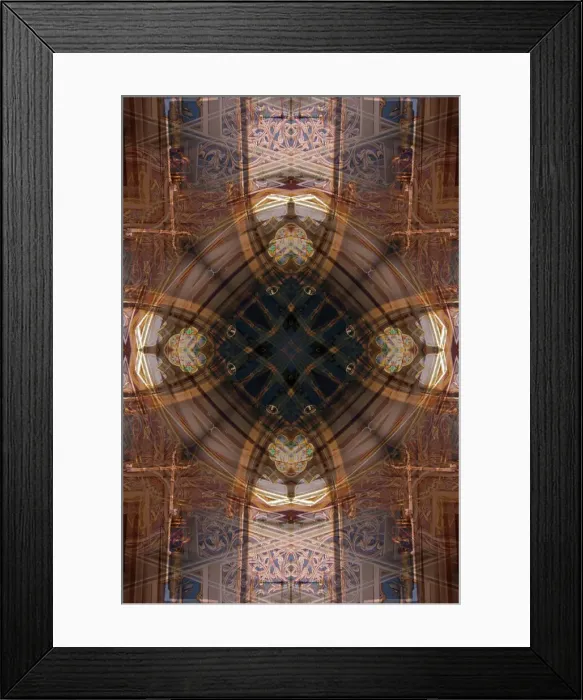Framed Print : Colorful kaleidoscope