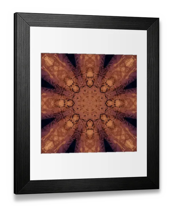 Framed Print : Colorful kaleidoscope