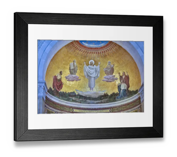 Framed Print : Israel, Galilee. Mount Tabor and Church of the Transfiguration interior Framed Print : Israel, Galilee. Mount Tabor and Church of the Transfiguration interior