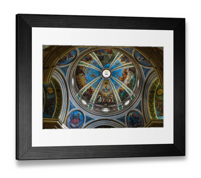 Framed Print : Israel, Mount Carmel. Stella Maris Monastery, ceiling depicting Elijah Framed Print : Israel, Mount Carmel. Stella Maris Monastery, ceiling depicting Elijah