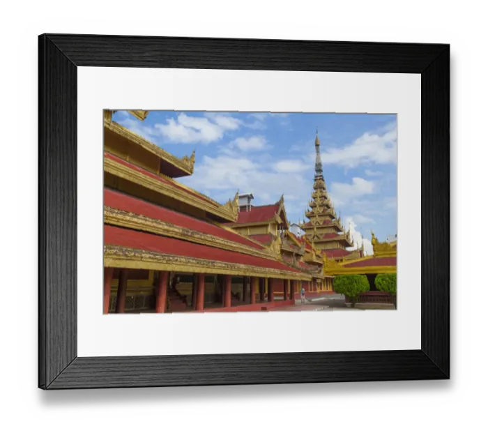 Framed Print : Mandalay Palace, Myanmar Framed Print : Mandalay Palace, Myanmar