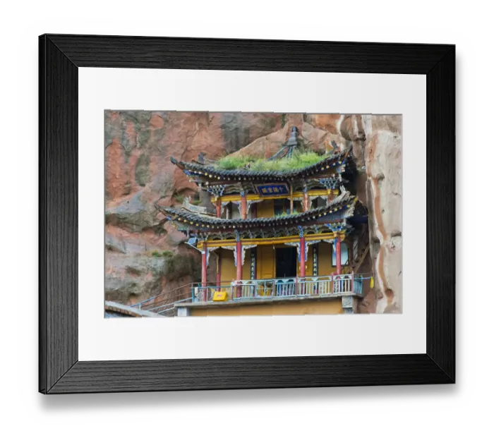 Framed Print : Thousand-Buddha Cave, Mati Temple Scenic Area, Zhangye, Gansu Province, China Framed Print : Thousand-Buddha Cave, Mati Temple Scenic Area, Zhangye, Gansu Province, China