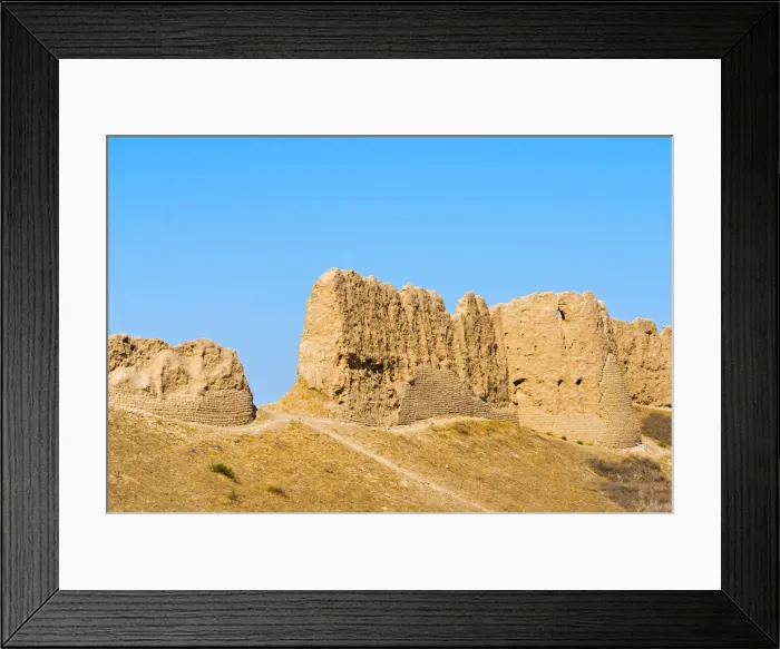 Framed Print : Ancient Sauran Settlement, Kazakhstan