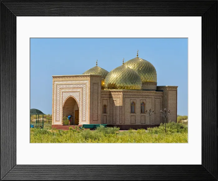 Framed Print : Arystan Bab Mausoleum near Kogam, Kazakhstan Framed Print : Arystan Bab Mausoleum near Kogam, Kazakhstan