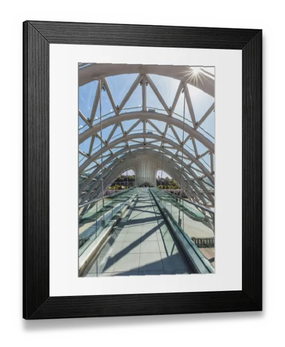 Framed Print : Georgia, Tbilisi. Peace Bridge Framed Print : Georgia, Tbilisi. Peace Bridge