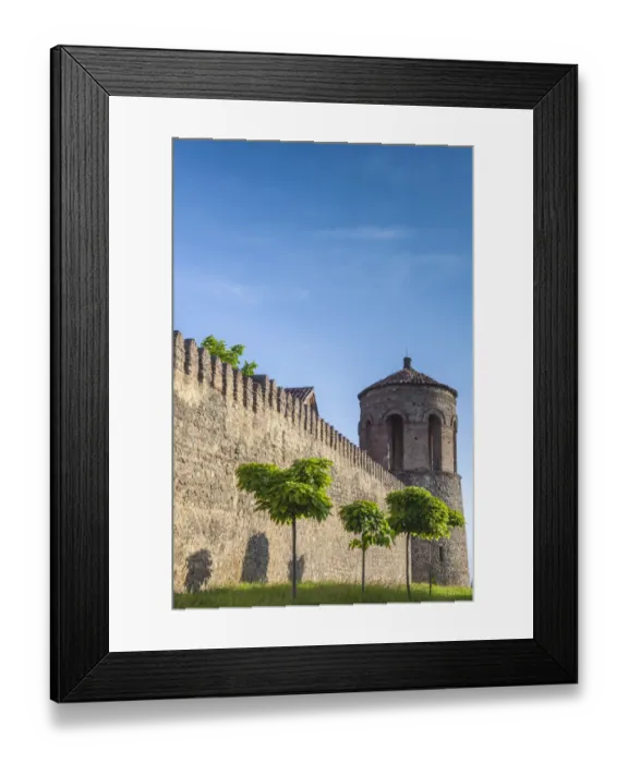 Framed Print : Georgia, Kakheti, Telavi. Castle walls Framed Print : Georgia, Kakheti, Telavi. Castle walls