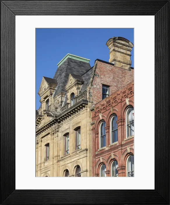 Framed Print : Canada, New Brunswick, Saint John. Historic buildings along Prince William Street Framed Print : Canada, New Brunswick, Saint John. Historic buildings along Prince William Street