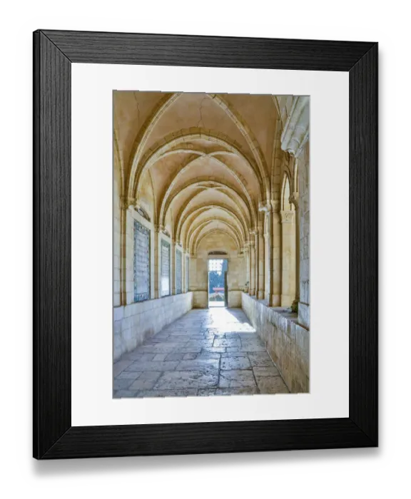 Framed Print : Israel, Jerusalem. Mount of Olives, Church of the Pater Noster