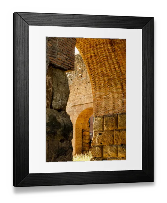 Framed Print : Italy, Rome. Piazzale Labicano, arch to Porta Maggiore (Greater Gate Framed Print : Italy, Rome. Piazzale Labicano, arch to Porta Maggiore (Greater Gate