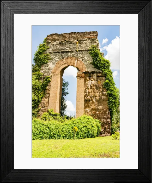 Framed Print : Italy, Rome. Parco Regionale dell Appia, Antica, Park of the Aqueducts