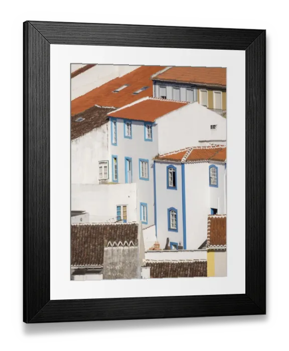 Framed Print : Capital Angra do Heroismo historic center (UNESCO World Heritage Site) Framed Print : Capital Angra do Heroismo historic center (UNESCO World Heritage Site)