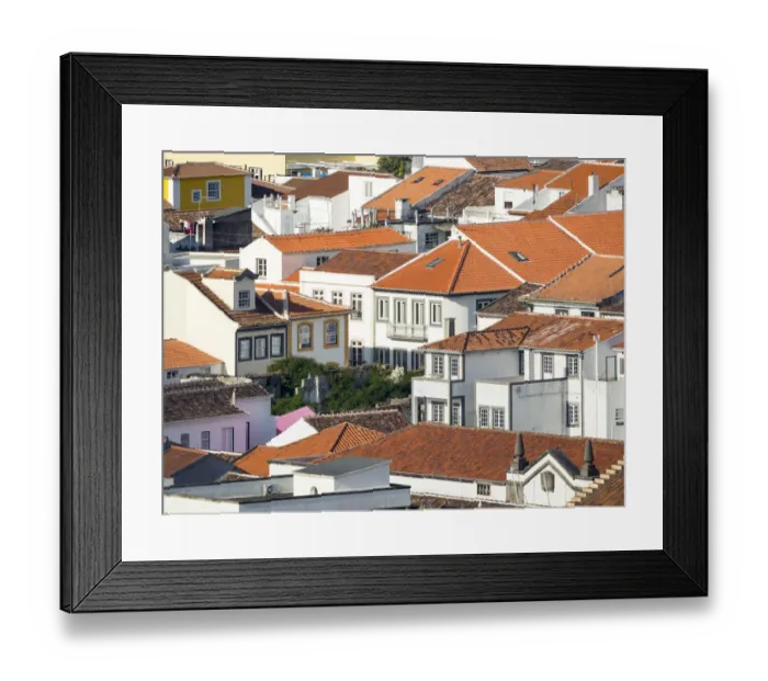 Framed Print : Capital Angra do Heroismo historic center (UNESCO World Heritage Site) Framed Print : Capital Angra do Heroismo historic center (UNESCO World Heritage Site)