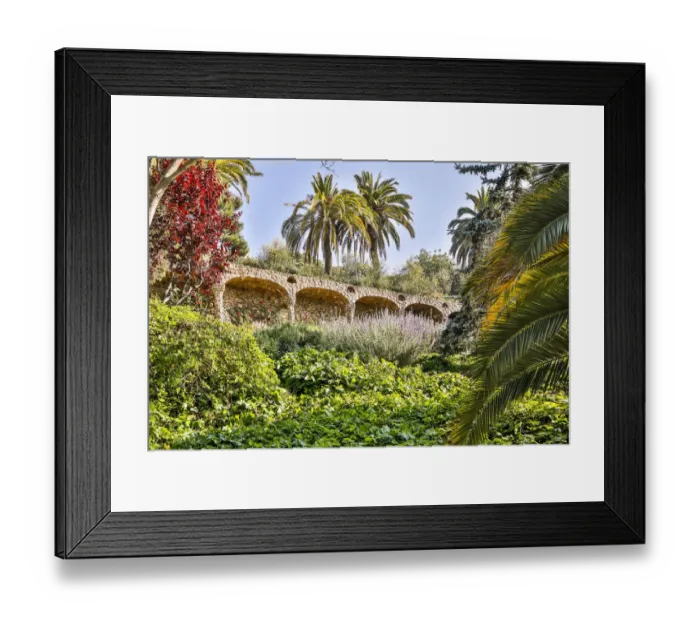 Framed Print : Spain, Barcelona. Parc Guell Framed Print : Spain, Barcelona. Parc Guell