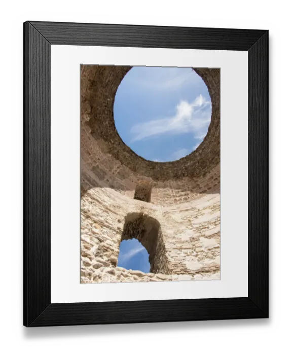 Framed Print : Croatia, Split. Vestibule Diocletians Palace. Built 4th century