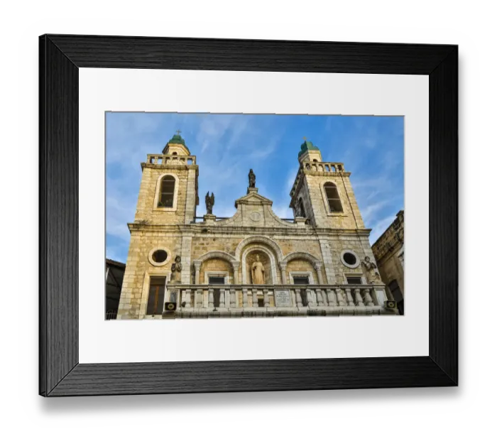 Framed Print : Israel, Cana. The Wedding Church at Cana, sight of Jesus first miracle Framed Print : Israel, Cana. The Wedding Church at Cana, sight of Jesus first miracle