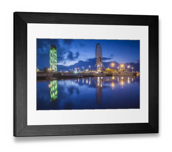 Framed Print : Georgia, Batumi. City skyline from Batumi Port Framed Print : Georgia, Batumi. City skyline from Batumi Port