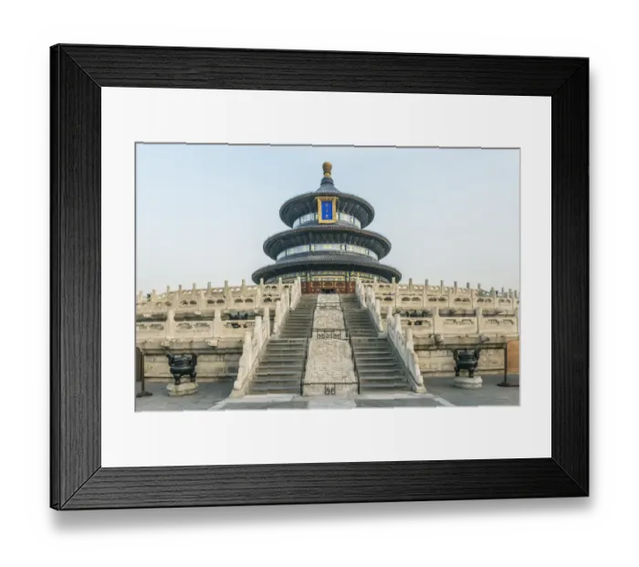 Framed Print : China, Beijing. Temple of Heaven, Hall of Prayer for Good Harvests