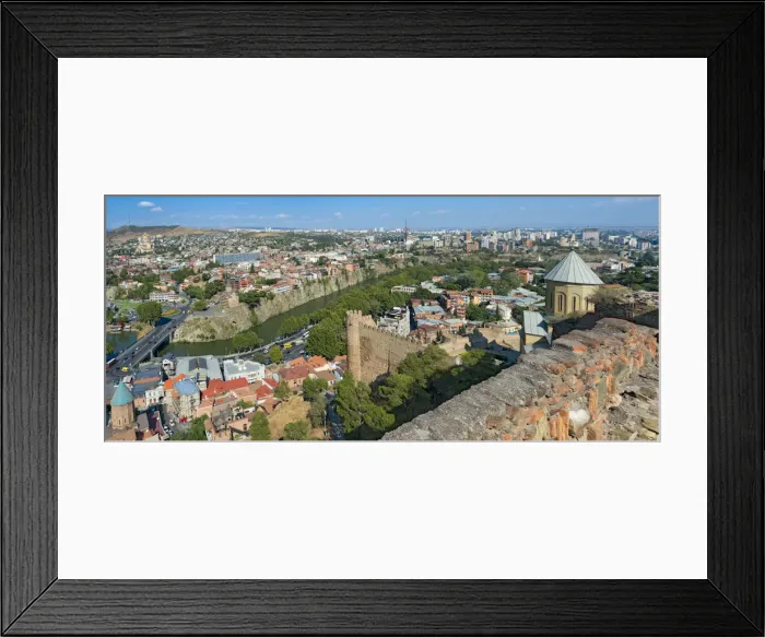 Framed Print : View of Tbilisi from Narikala fortress, Georgia Framed Print : View of Tbilisi from Narikala fortress, Georgia