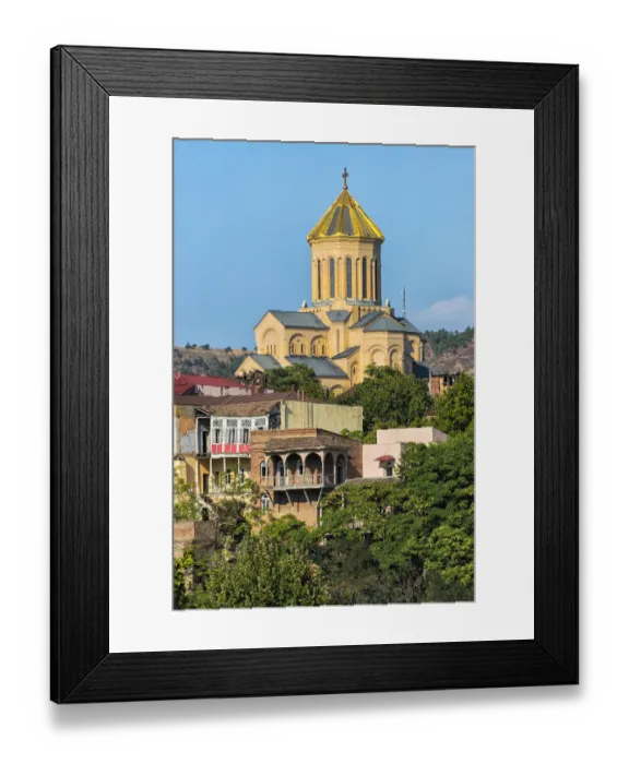 Framed Print : Holy Trinity Cathedral of Tbilisi, Georgia