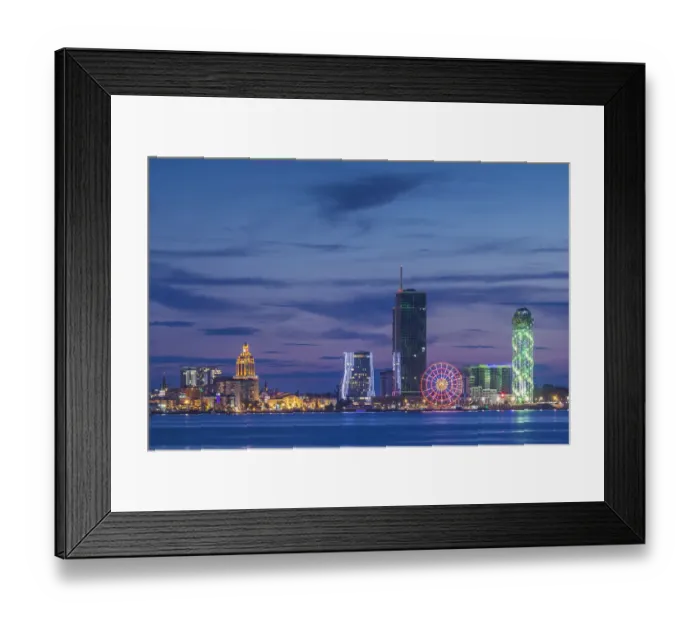 Framed Print : Georgia, Batumi. City skyline from the Black Sea Framed Print : Georgia, Batumi. City skyline from the Black Sea
