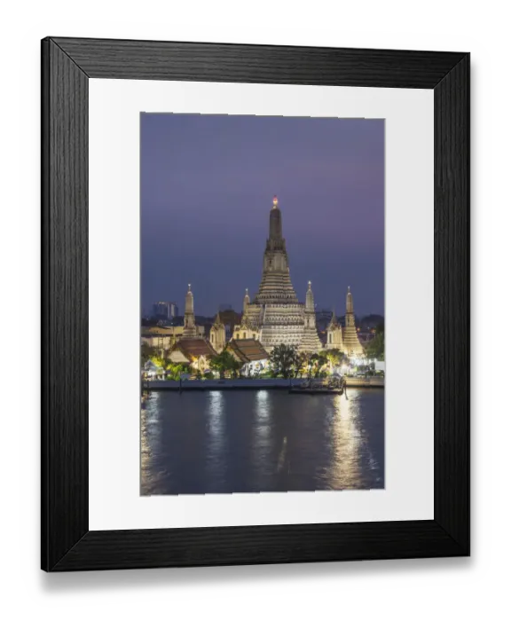 Framed Print : Thailand, Bangkok. Thonburi, Wat Arun detail Framed Print : Thailand, Bangkok. Thonburi, Wat Arun detail
