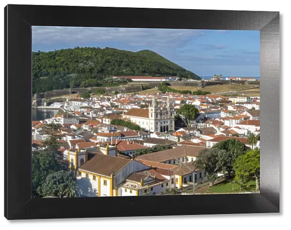 Cityscape. Capital Angra do Heroismo, the historic center is part of UNESCO World