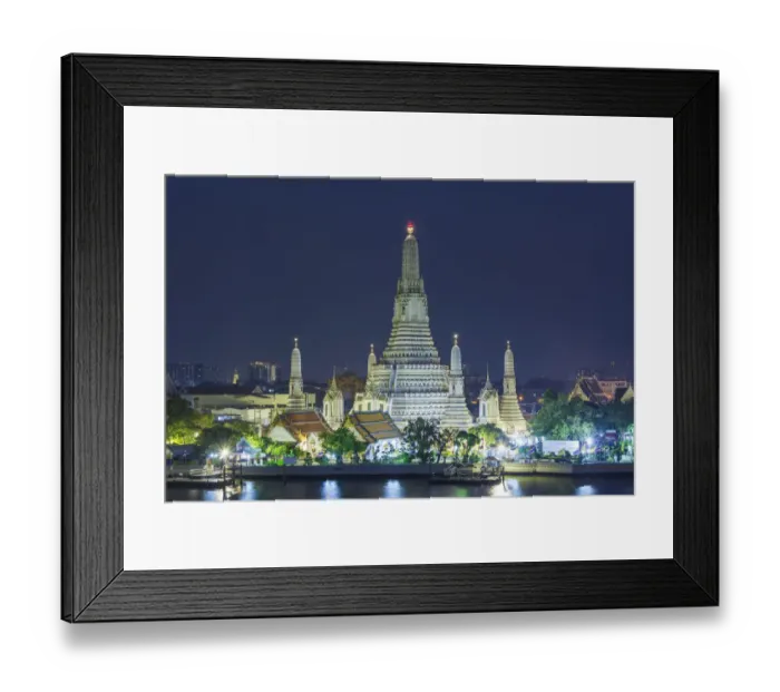 Framed Print : Thailand, Bangkok. Thonburi, Wat Arun detail Framed Print : Thailand, Bangkok. Thonburi, Wat Arun detail