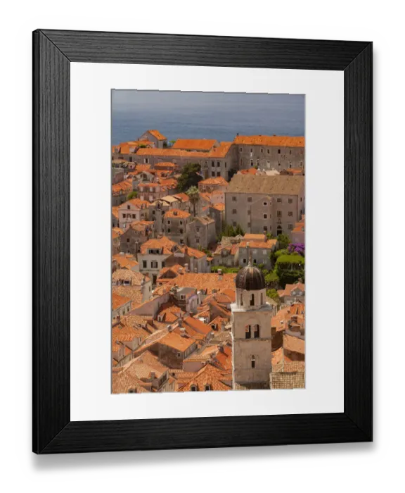 Framed Print : Croatia, Dubrovnik, a historic walled city and UNESCO World Heritage Site Framed Print : Croatia, Dubrovnik, a historic walled city and UNESCO World Heritage Site